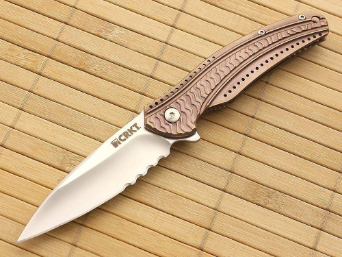 Складной нож CRKT Ripple Bronze Combo фото 2 Складной нож CRKT Ripple Bronze Combo фото 2