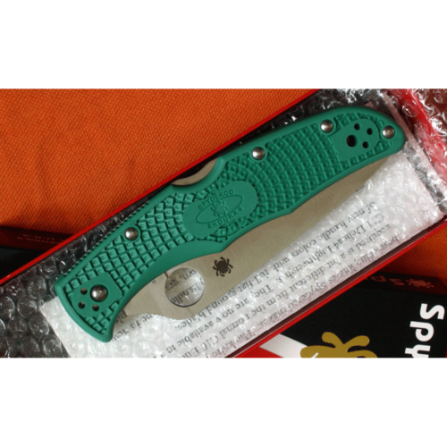 Складной нож Spyderco Endura 4 Flat Ground - 10FPGR фото 10