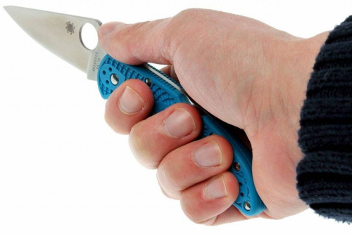 Складной нож Spyderco Delica 4 Flat Ground - 11FPBL фото 15 Складной нож Spyderco Delica 4 Flat Ground - 11FPBL фото 15