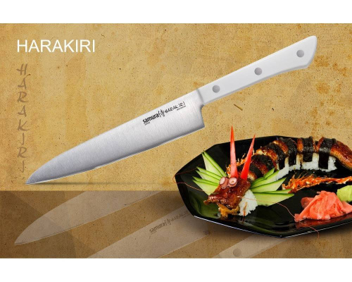 2011 Samura Нож кухонный универсальный &HARAKIRI& (SHR-0023W) 150 мм фото 3 2011 Samura Нож кухонный универсальный &HARAKIRI& (SHR-0023W) 150 мм фото 3